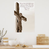 Crucifixatie van Jezus Christus poster (Keuken)