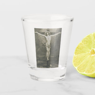 Crucifixatie van Jezus Christus Shot Glas