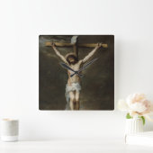Crucifixatie van Jezus Wall klok (Huis)