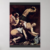 Crucifixation of St. Peter by Michelangelo Merisi  Poster (Voorkant)
