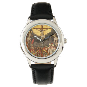 Crucifixationscène 1711 horloge