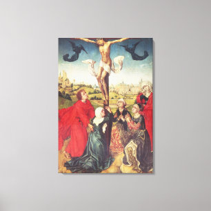 Crucifixion, c.1510 (olie op het paneel) canvas afdruk