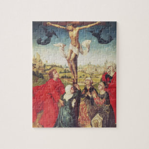 Crucifixion, c.1510 (olie op het paneel) legpuzzel