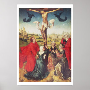 Crucifixion, c.1510 (olie op het paneel) poster
