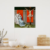 Crucifixion Diptych van Van der Weyden - Poster (Keuken)