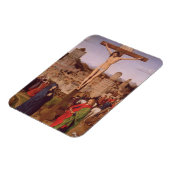 Crucifixion (olie op het paneel) magneet (Linkerzijde)