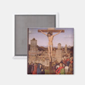 Crucifixion (olie op het paneel) magneet (Voorkant / Achterkant)
