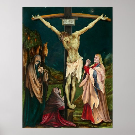 Crucifixion - Poster d'art artistique Matthias Grü (Devant)