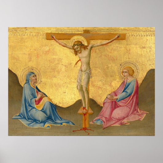 Crucifixion - Sano di Pietro Fine Art Poster (Voorkant)