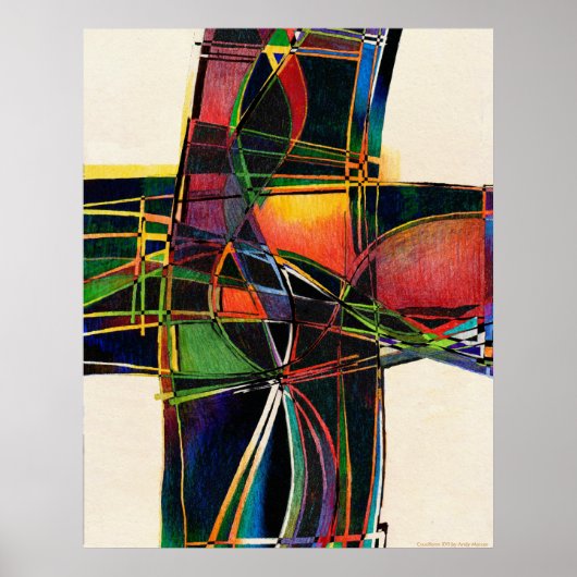 "Cruciform 16" afdrukken Poster (Voorkant)