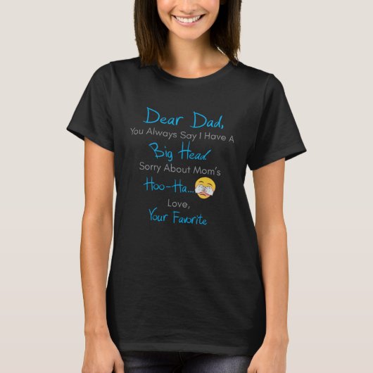 Crude Humor Father s Day T-shirt (Voorkant)