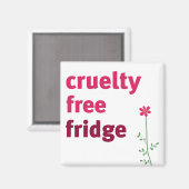 Cruelty Free Koelkast - Bloem Magneet (Voorkant / Achterkant)