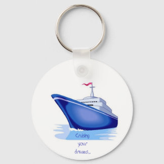cruise1, gewoon cruisesin' - Gepersonaliseerd Sleutelhanger
