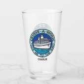 Cruise-A-Holic douanenaam Glas (Voorkant)
