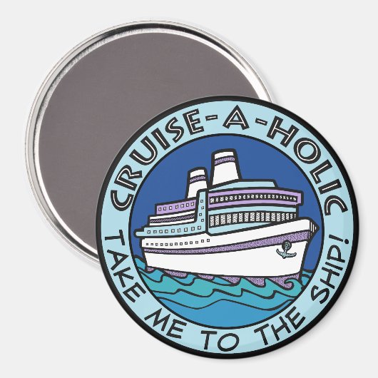Cruise-A-holic magneet (Voorkant / Achterkant)