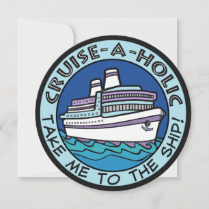 Cruise-A-Holic op maat gemaakte uitnodigingen