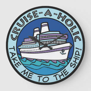 Cruise-A-Holic wandklok Grote Klok
