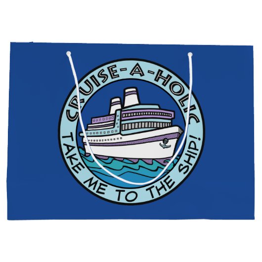 Cruise-A-Holische geschenktas Large Cadeautasje (Achterkant)