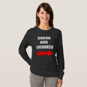 Cruise Alcohol Drinking Drunk and Drunker T-shirt (Voorkant volledig)