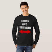 Cruise Alcohol Drinking Drunk and Drunker T-shirt (Voorkant volledig)