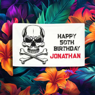 Cruise als een sull party als een piratencruise spandoek