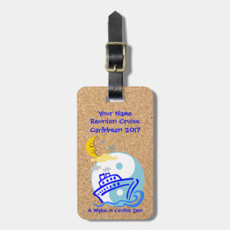 Cruise Bagagelabel met lederen band
