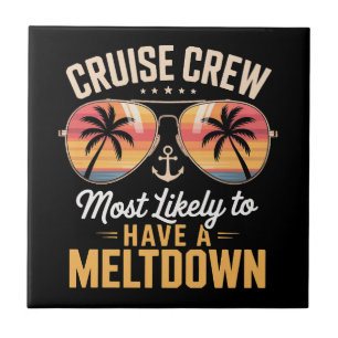 Cruise Bemanning Het Meest Waarschijnlijk een Zenu Tegeltje