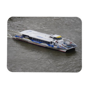 Cruise Boat op de Thames 3"x4" Magnet Magneet