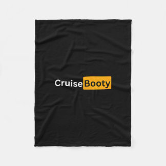 Cruise Booty - Y Cruising Bon Voyage Cadeaus  Fleece Deken