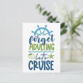 cruise briefkaart (Staand voorkant)