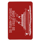 Cruise Cabin Stateroom door Marker Funny Magneet (Verticaal)