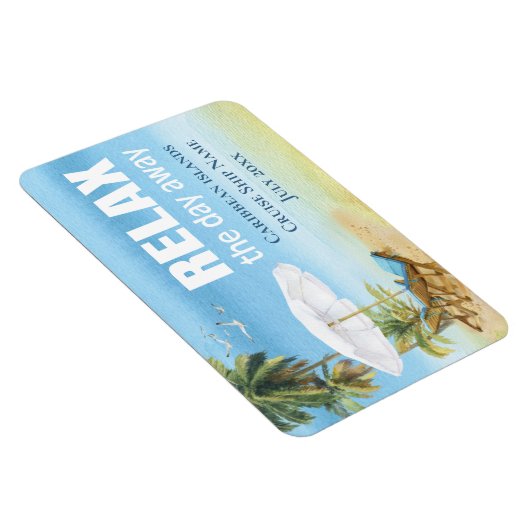 Cruise Caribbean Cabin Stateroom Deurmarker Magneet (Rechterzijde)