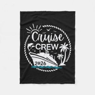 Cruise Crew 2026 Familie- en Vriendenreizen Groep  Fleece Deken