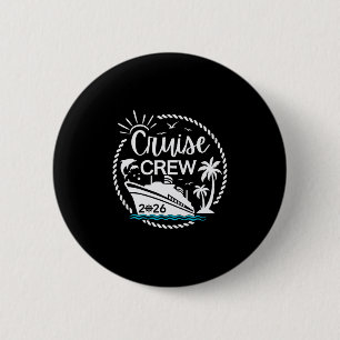 Cruise Crew 2026 Familie- en Vriendenreizen Groep  Ronde Button 5,7 Cm