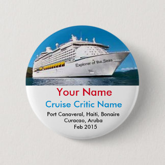 Cruise Critical Name Badge Ronde Button 5,7 Cm
