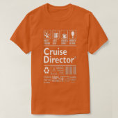 Cruise Director Multitasking Beer Coffee Probleem T-shirt (Design voorkant)