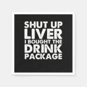 Cruise Drink Package Cruise Ship Cruising Vacking Servet (Voorkant)