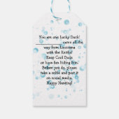 Cruise Duck Labels Cadeaulabel (Achterkant)