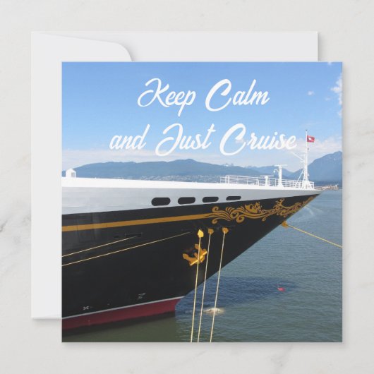 Cruise en blijf kalm (Voorkant)