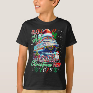 Cruise Familie Ah Schip Het Is Een Kerst Cruise Re T-shirt
