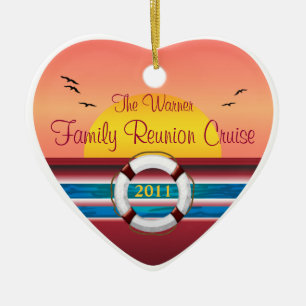 Cruise Family Reunion - Sunset Sjabloon Keramisch Ornament