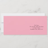 Cruise Instapass RSVP Kaart met Hibiscus (Achterkant)