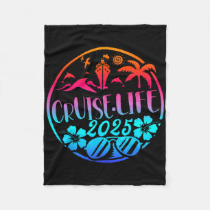 Cruise Leven 2025 Gezinsvakantie Matching Familie Fleece Deken
