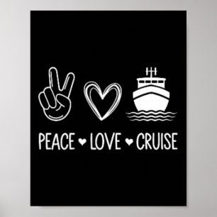 Cruise Liefhebber - Vrede Liefde Cruise - Zak Crui Poster