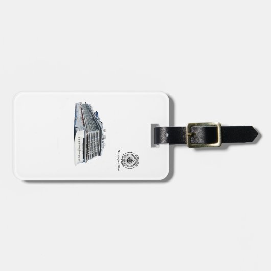 Cruise Liefhebbers Norwegian Bliss Bagagelabel (Voorkant horizontaal)