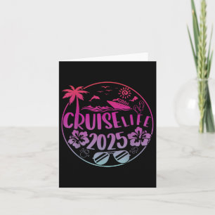 Cruise Life 2025 Boottocht Reizen Vrienden Kleding Kaart