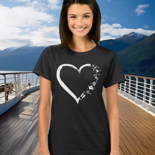 Cruise Lover Heart Cruising Embarkation T-Shirt