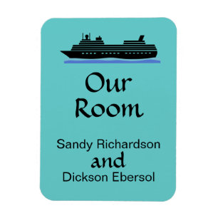 Cruise Magnet cruise Ship  Ons Room ID Magneet