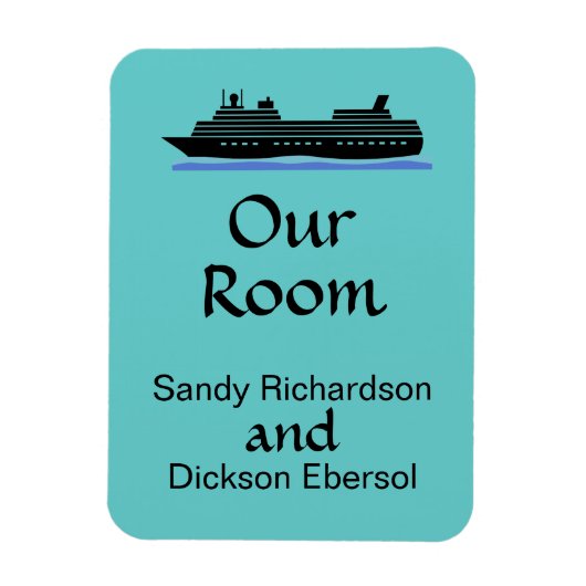 Cruise Magnet cruise Ship Ons Room ID Magneet (Verticaal)