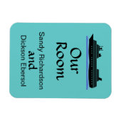 Cruise Magnet Cruise Ship Personnalisable Notre ID (Horizontal)